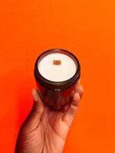 Load image into Gallery viewer, 2NDBDRM Travel-size Leather + Vanilla Scent Soy Wood Wick Candle
